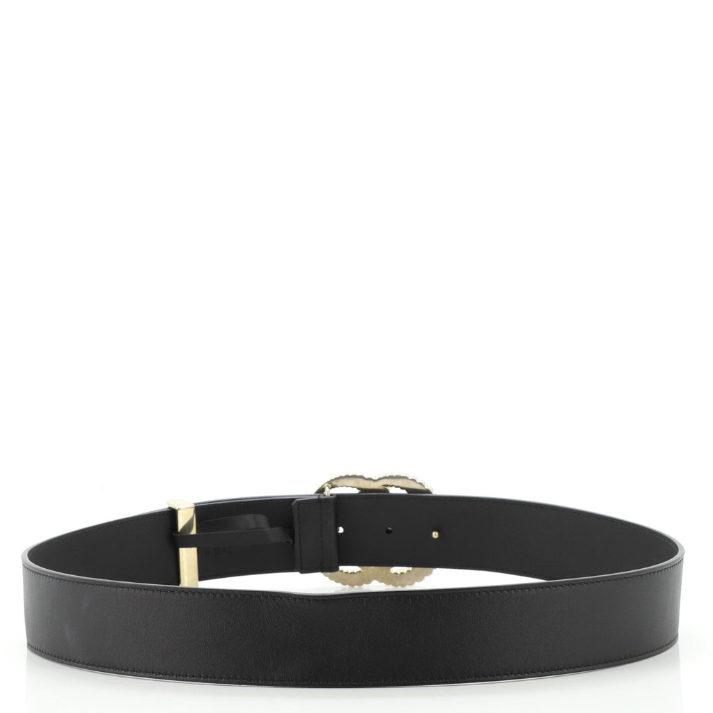 Torchon GG Marmont Belt Leather Wide 85
