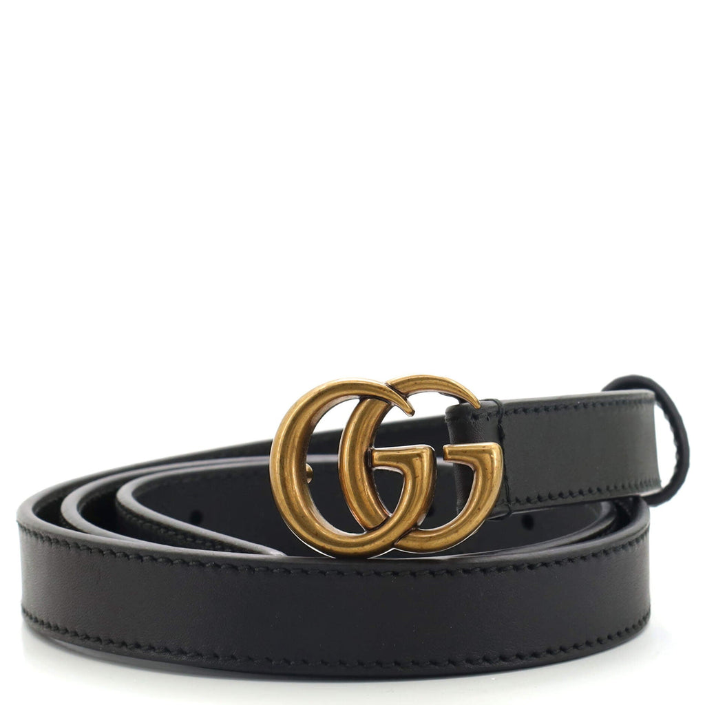 GG Marmont Belt Leather Thin 85