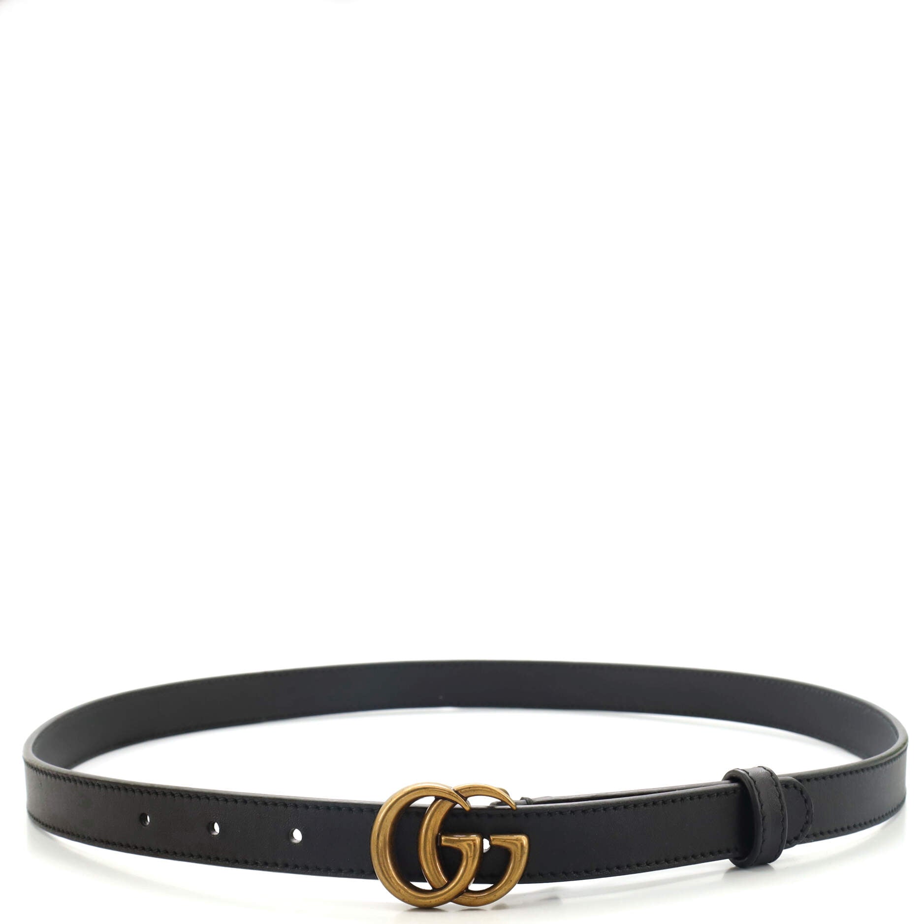GG Marmont Belt Leather Thin 85