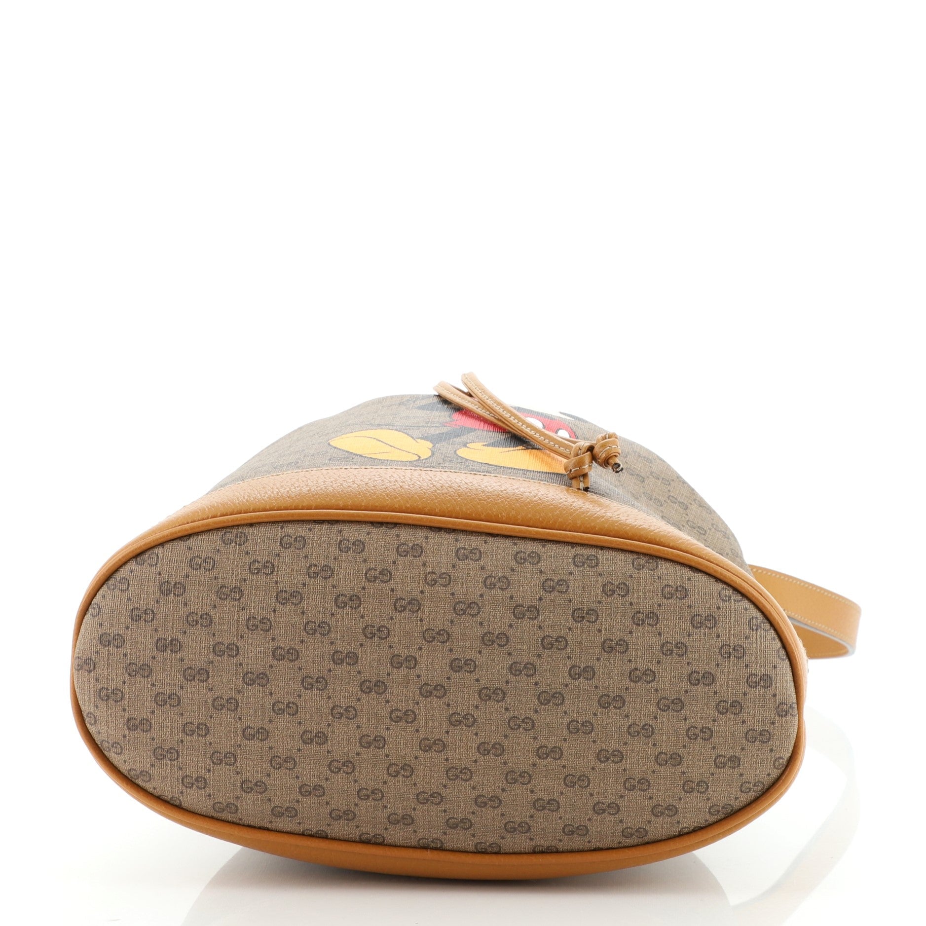 Disney Mickey Mouse Bucket Bag Printed Mini GG Coated Canvas