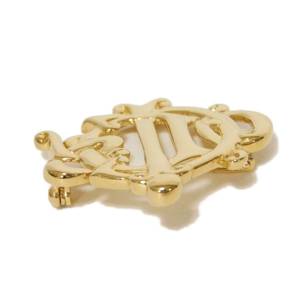Dior CD Logo Emblem Brooch