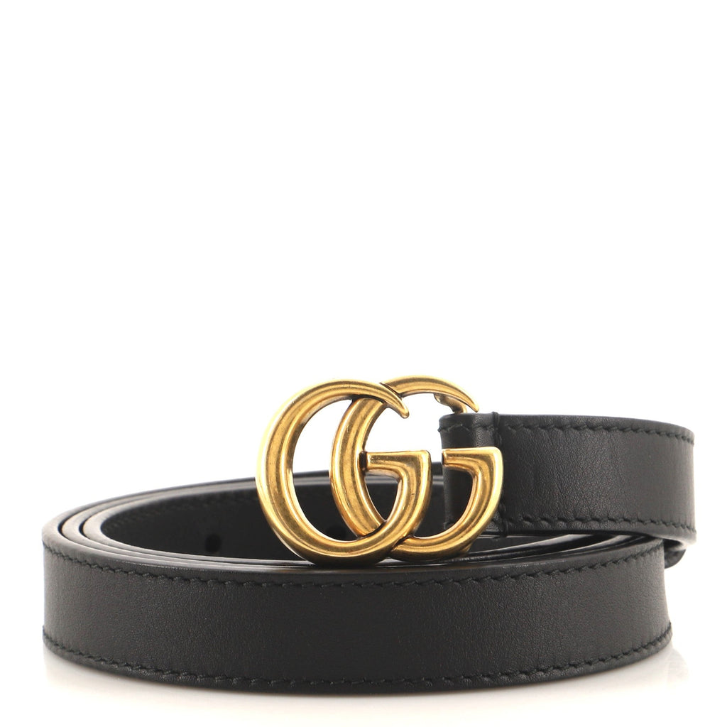GG Marmont Belt Leather Thin 85