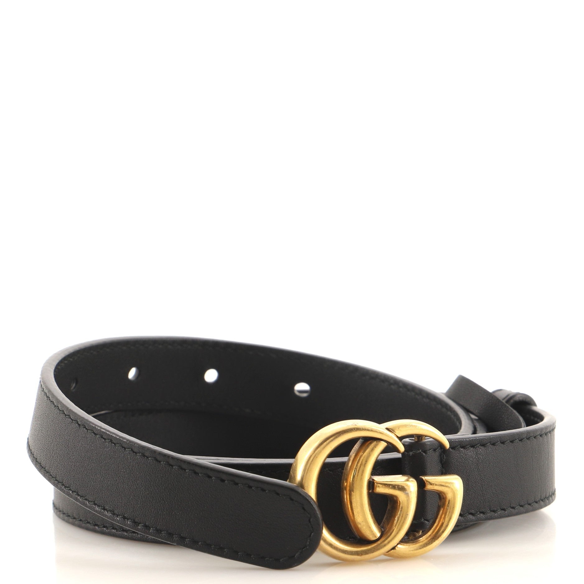 GG Marmont Belt Leather Thin 85