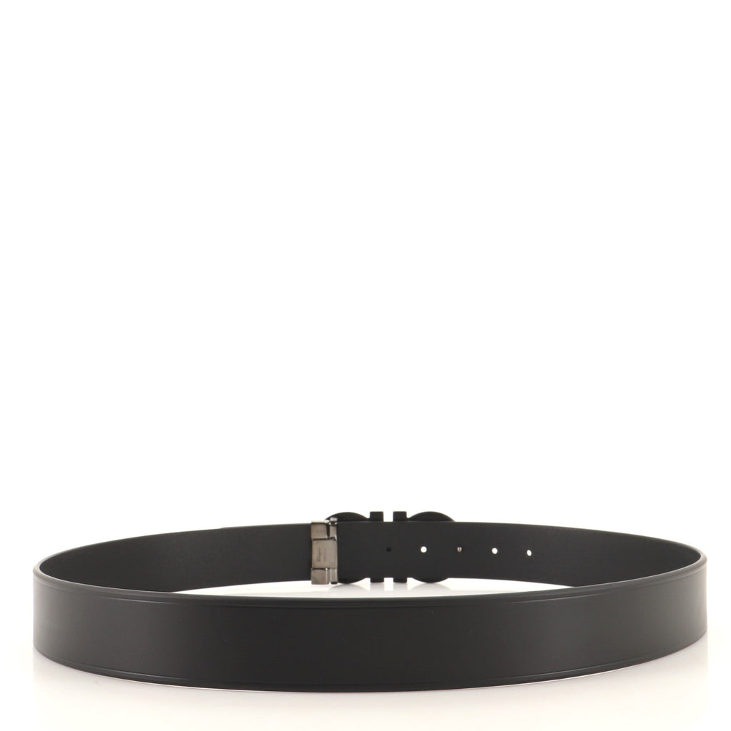 Gancini Belt Leather Wide 0