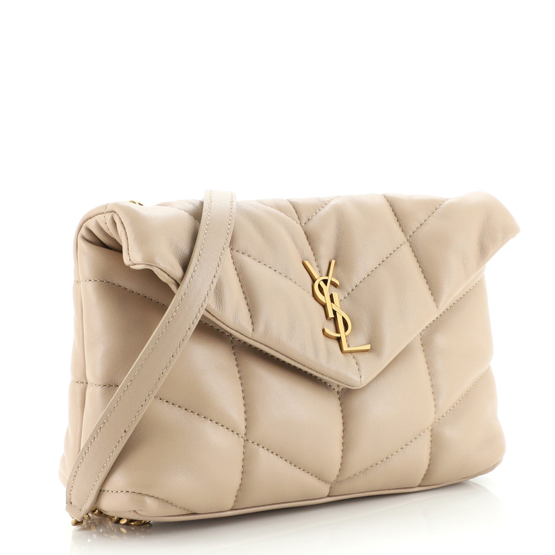 LouLou Puffer Shoulder Bag Quilted Leather Mini