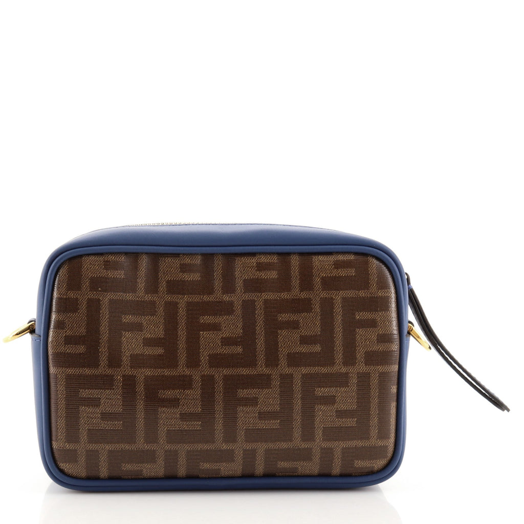 FF Logo Stamp Camera Bag Zucca Coated Canvas Mini