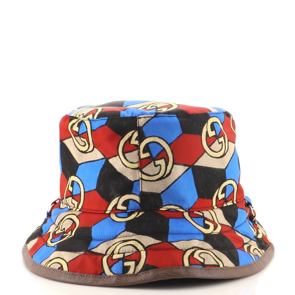 Gucci x The North Face Reversible Bucket Hat Printed Nylon XL