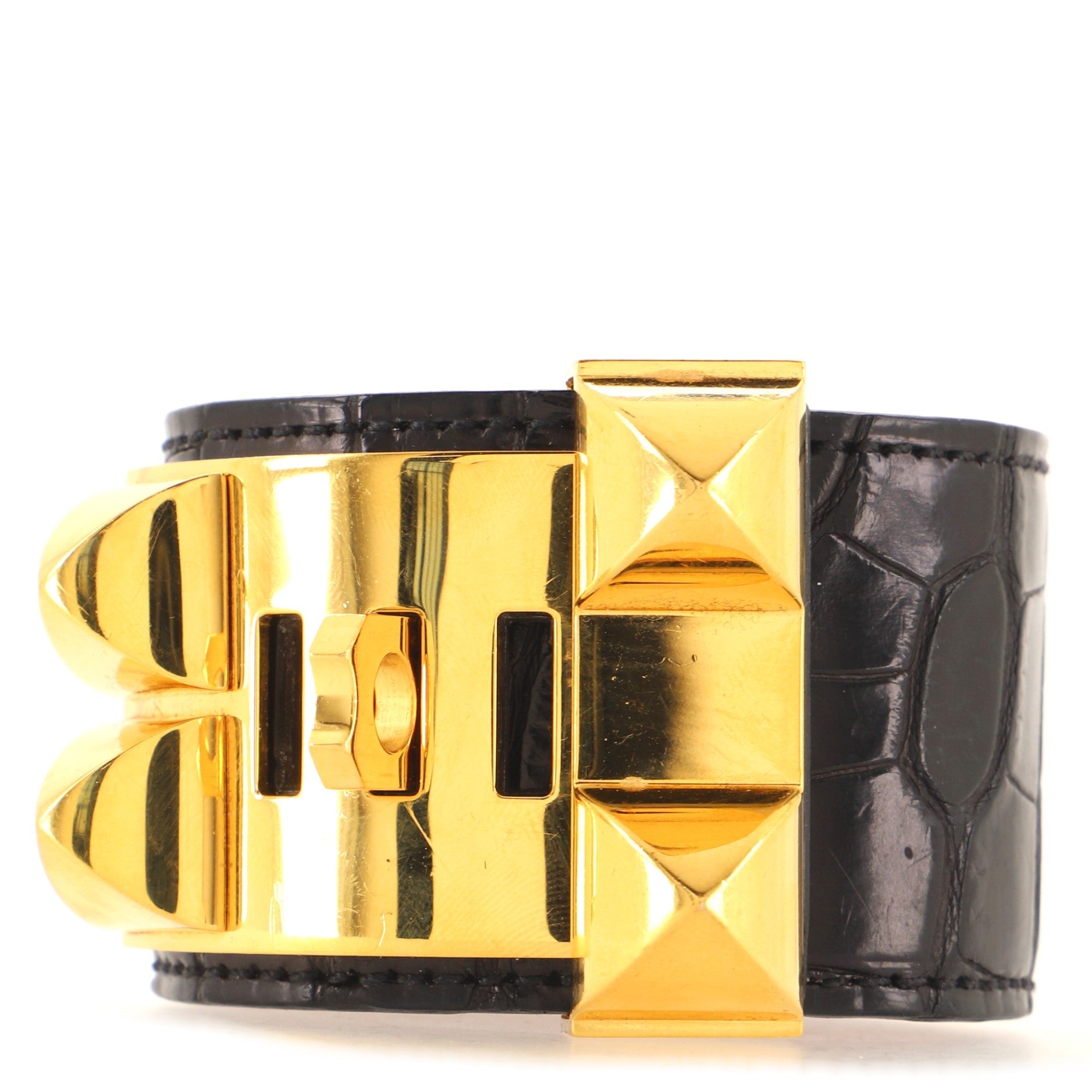Collier de Chien Bracelet Porosus Crocodile