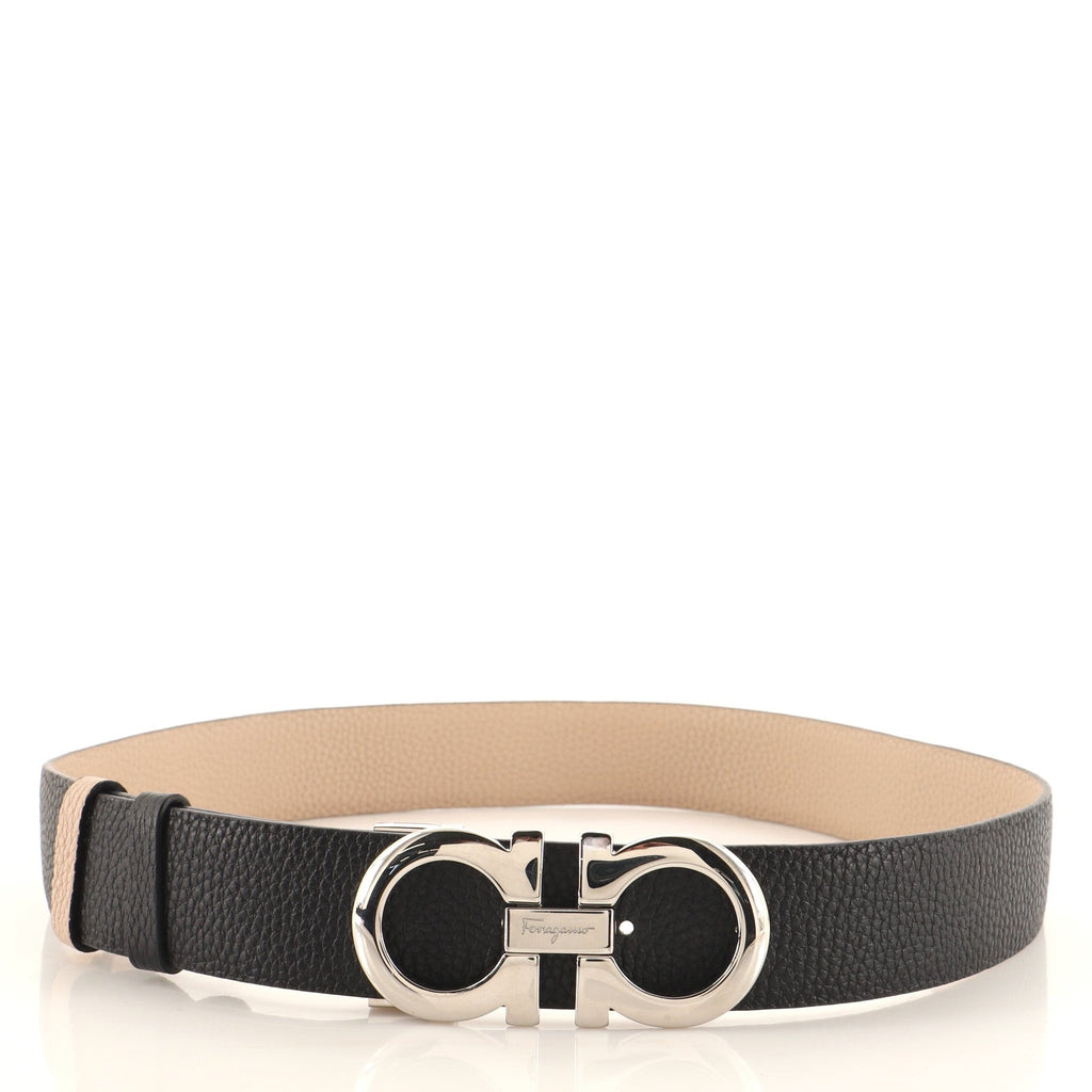 Gancini Reversible Belt Leather Wide 75