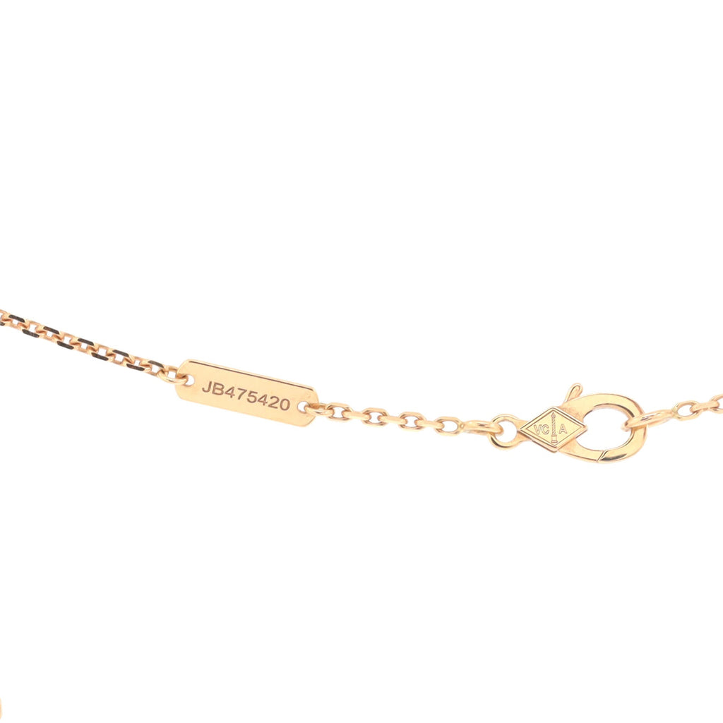 Vintage Alhambra Pendant Necklace 18K Rose Gold