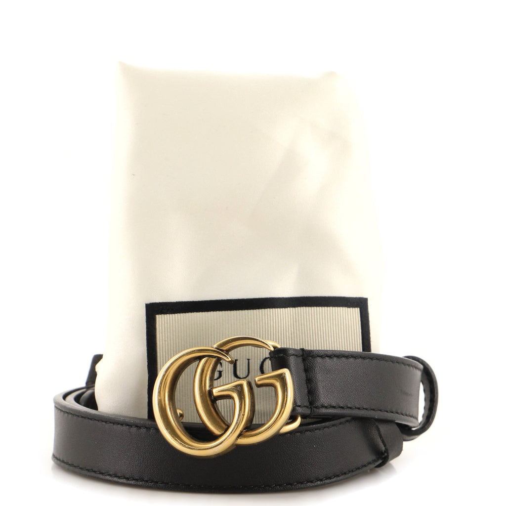 GG Marmont Belt Leather Thin 70