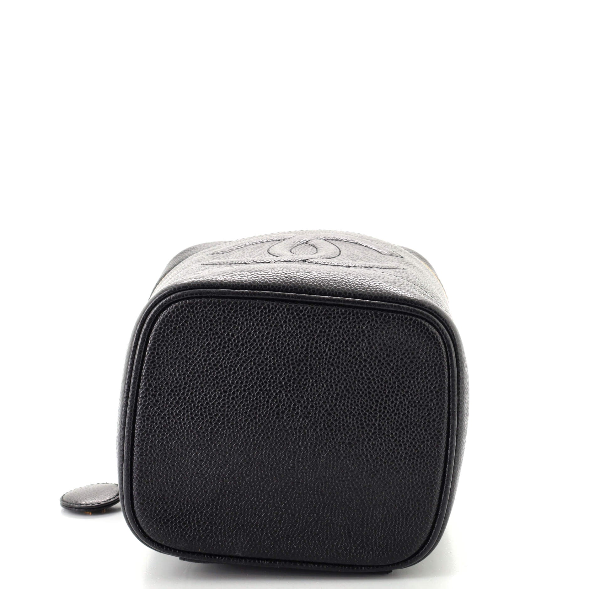Vintage Timeless Cosmetic Case Caviar Tall