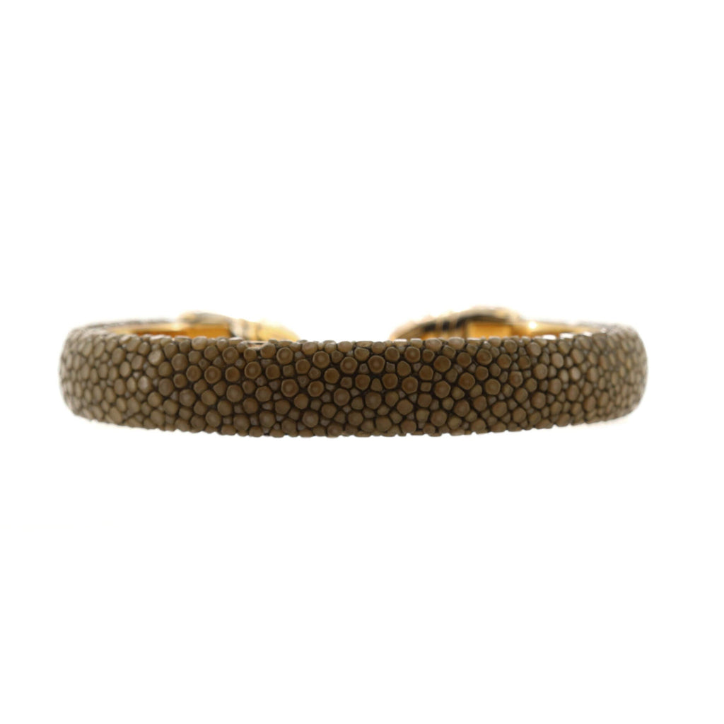 Serpenti Forever Bangle Bracelet Metal with Enamel and Karung