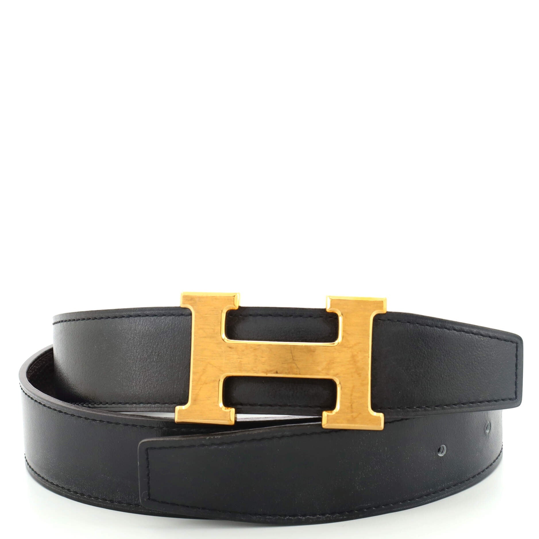 Constance Reversible Belt Leather Medium 80