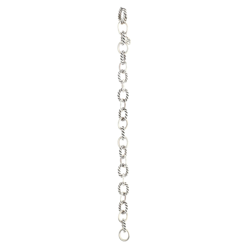 Oval Link Bracelet Sterling Silver Medium