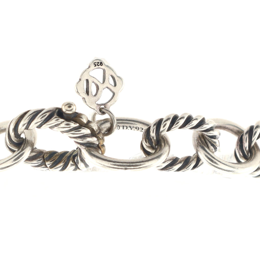 Oval Link Bracelet Sterling Silver Medium