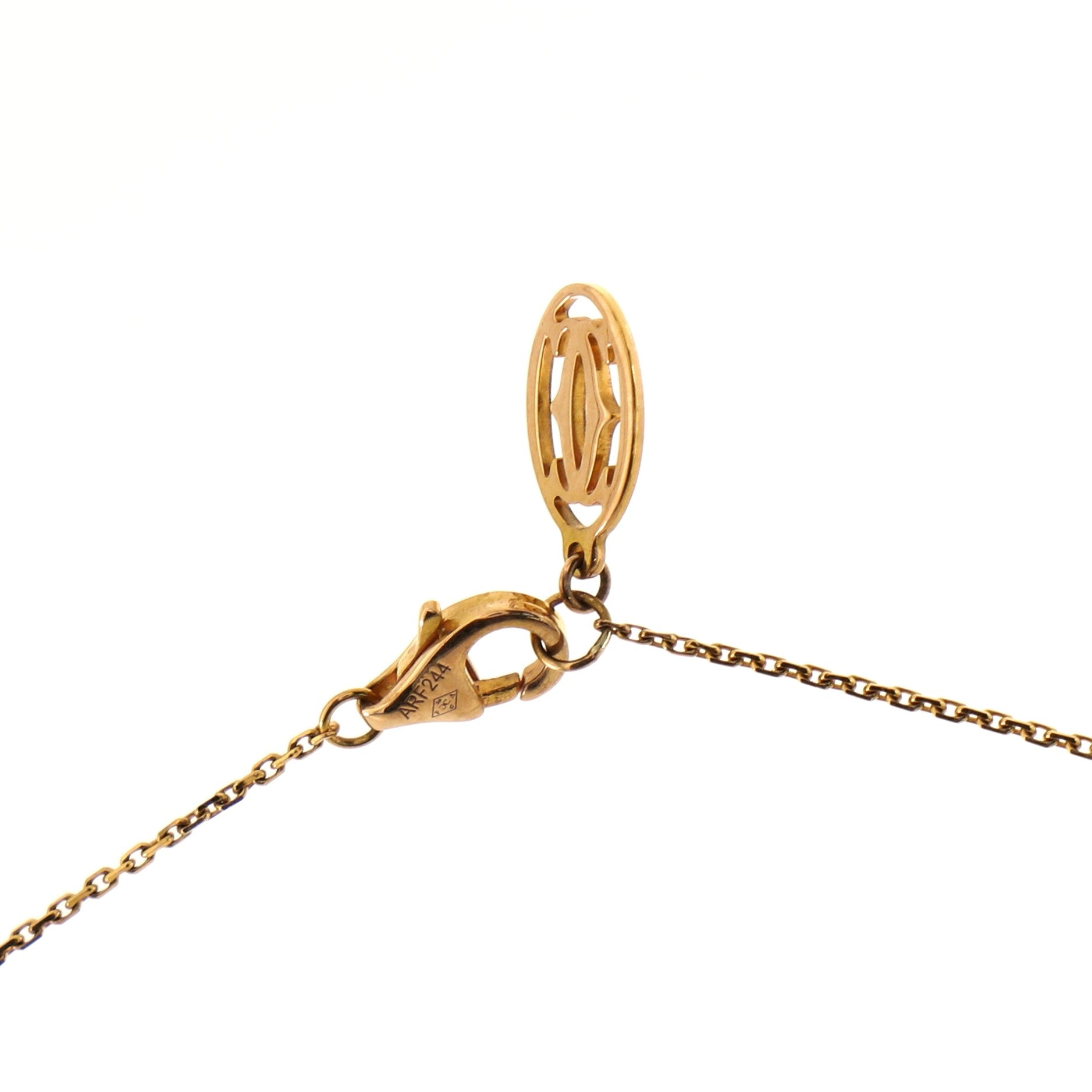 Cross Pendant Necklace 18K Rose Gold with Diamonds