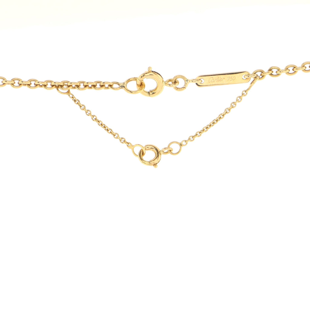 Mist Pendant Necklace 18K Yellow Gold with Diamonds