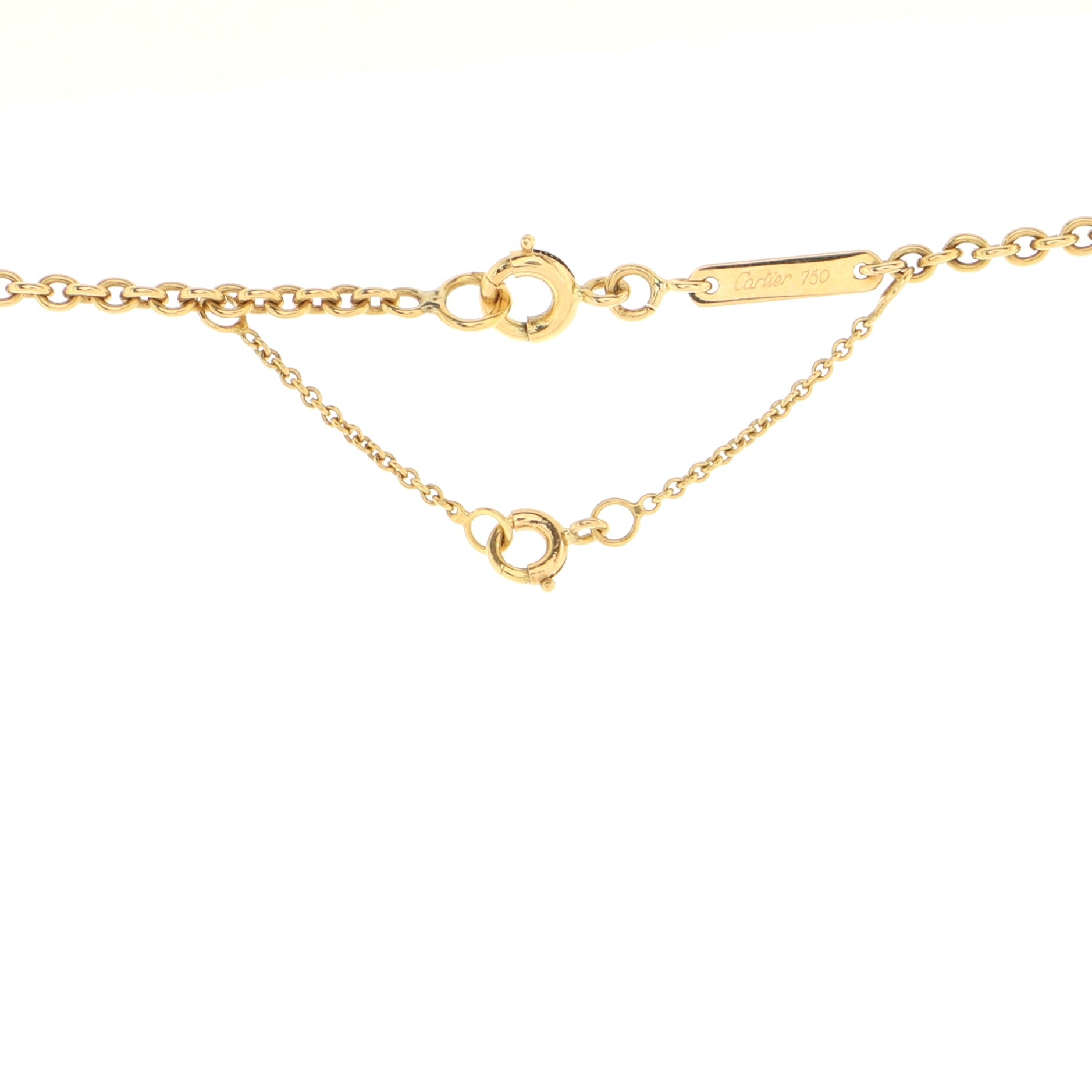 Mist Pendant Necklace 18K Yellow Gold with Diamonds