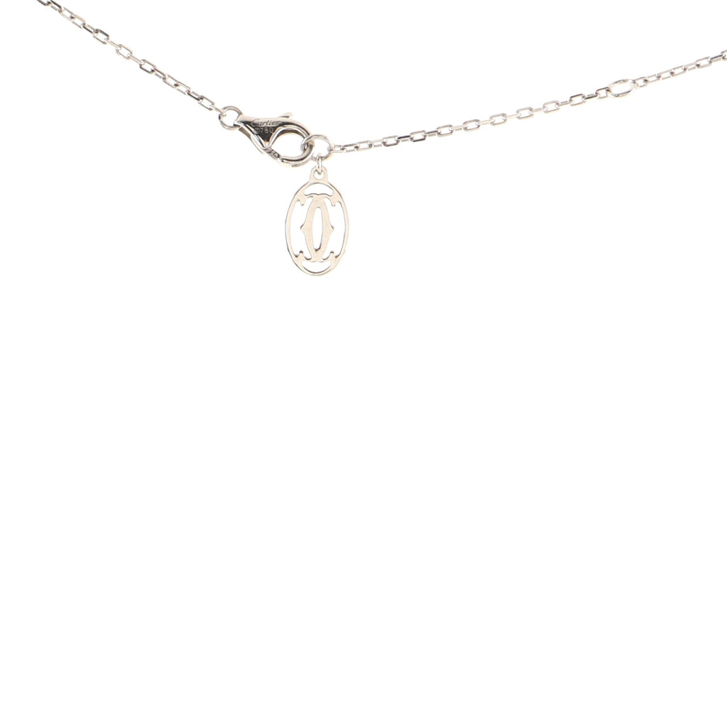 Cartier D'Amour Necklace 18K White Gold with Diamond Small