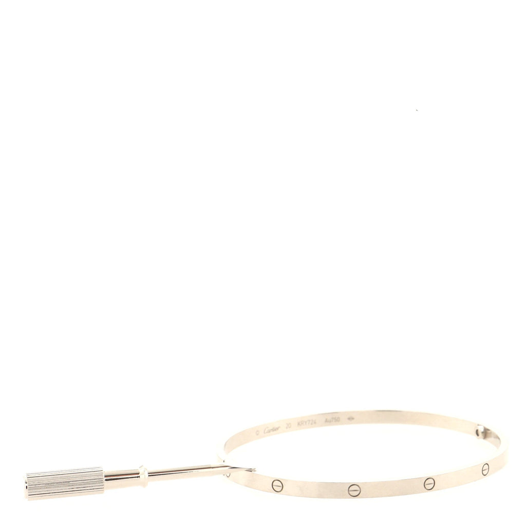 Love Bracelet 18K White Gold Small