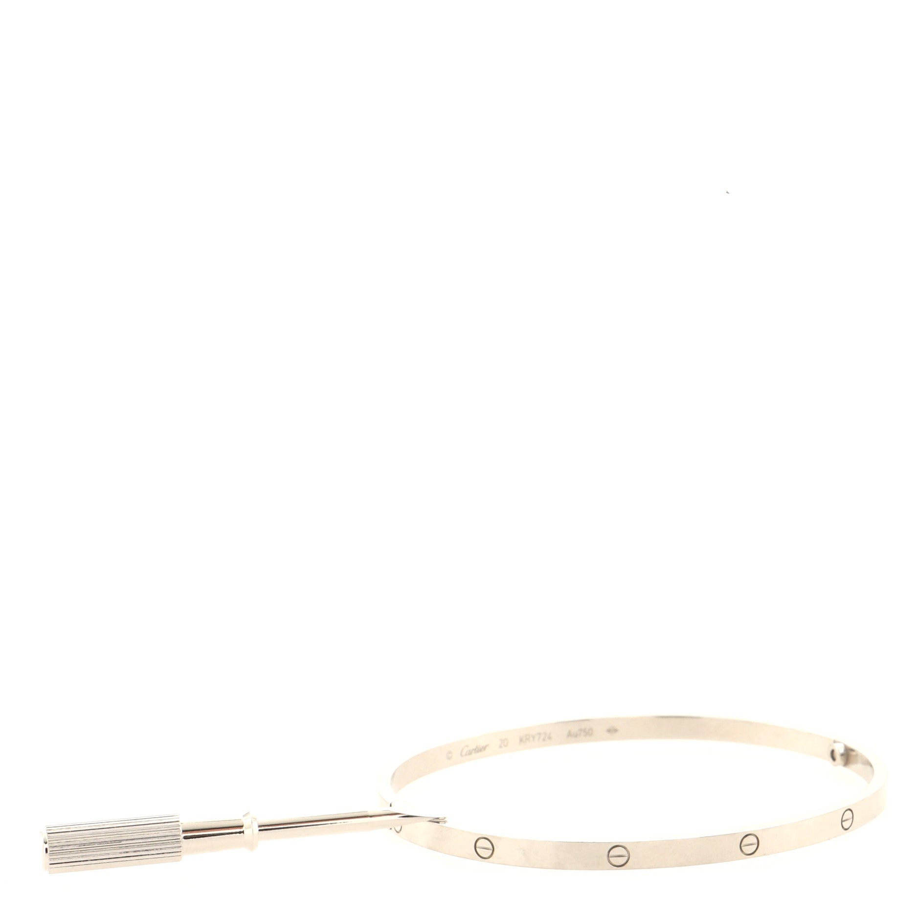 Love Bracelet 18K White Gold Small
