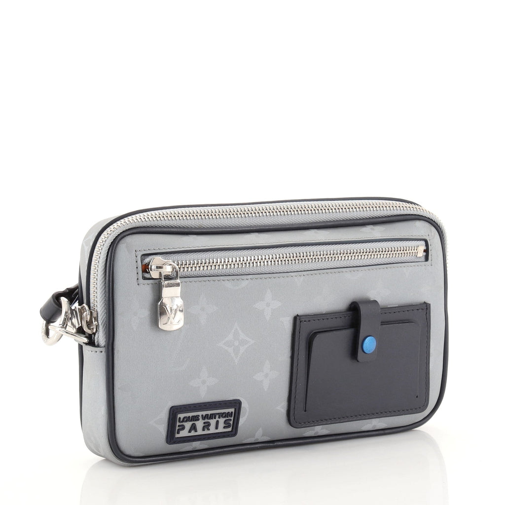 Alpha Clutch Limited Edition Monogram Satellite Canvas