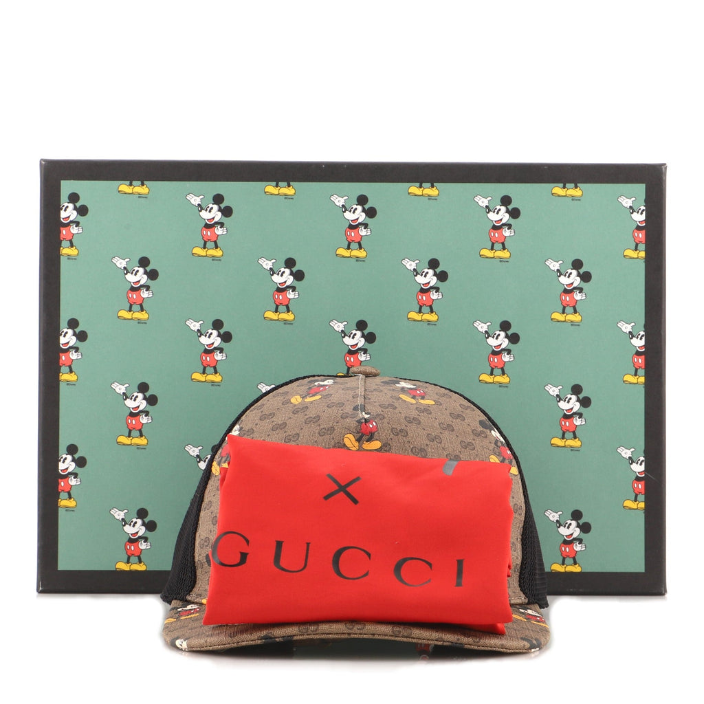 Disney Mickey Mouse Baseball Cap Printed Mini GG Coated Canvas XL