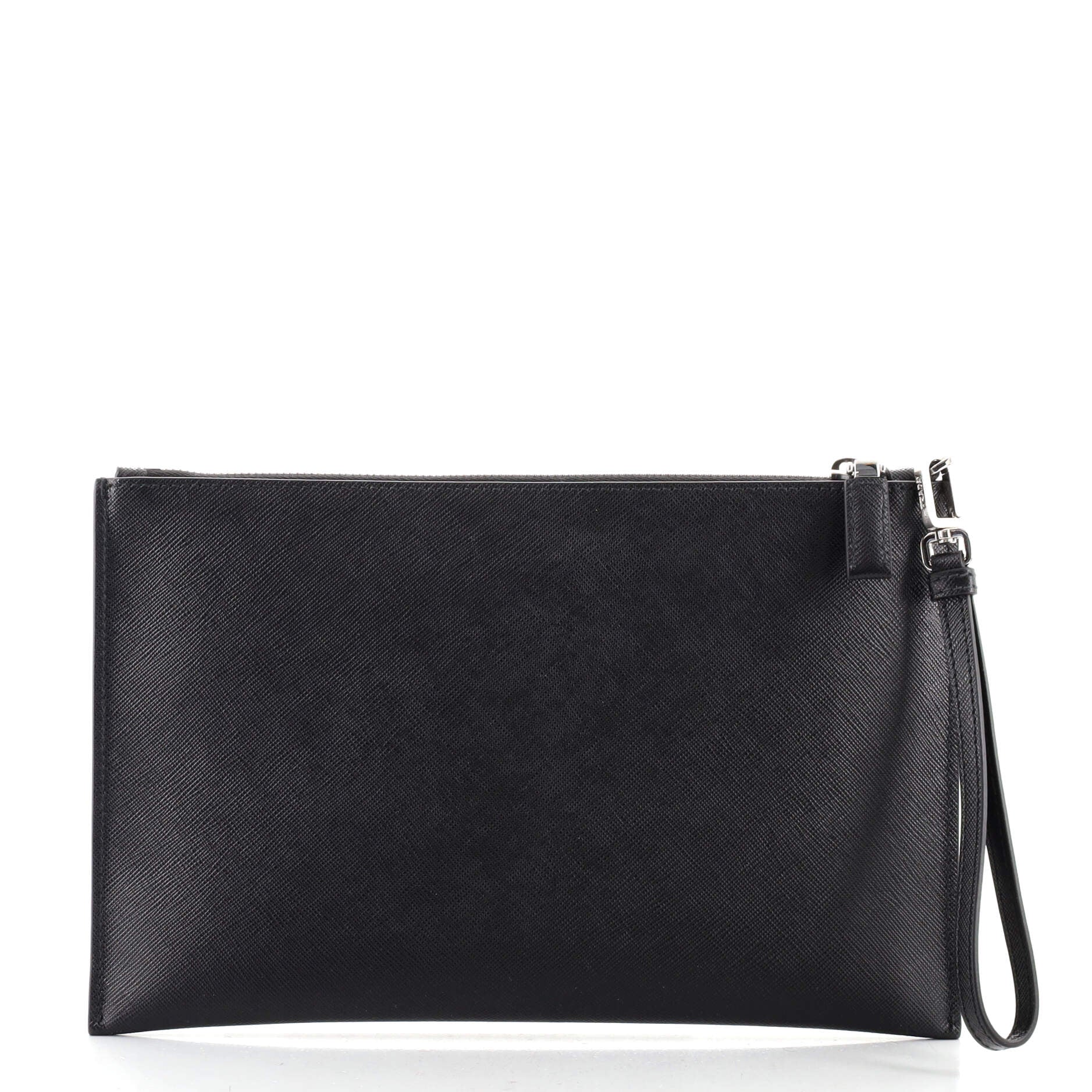 Wristlet Clutch Saffiano Leather Medium