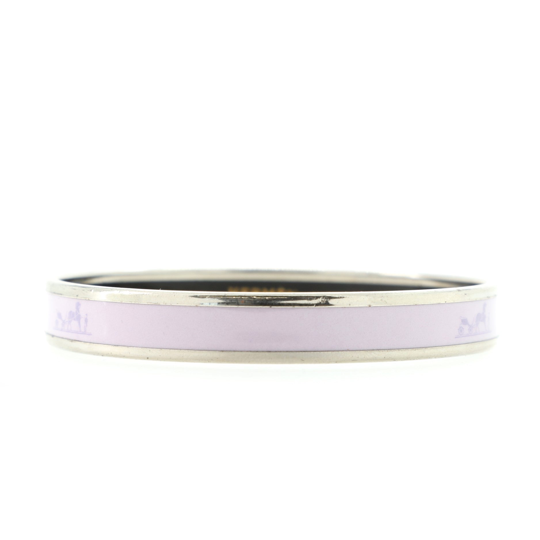 Caleche Bangle Bracelet Enamel Narrow