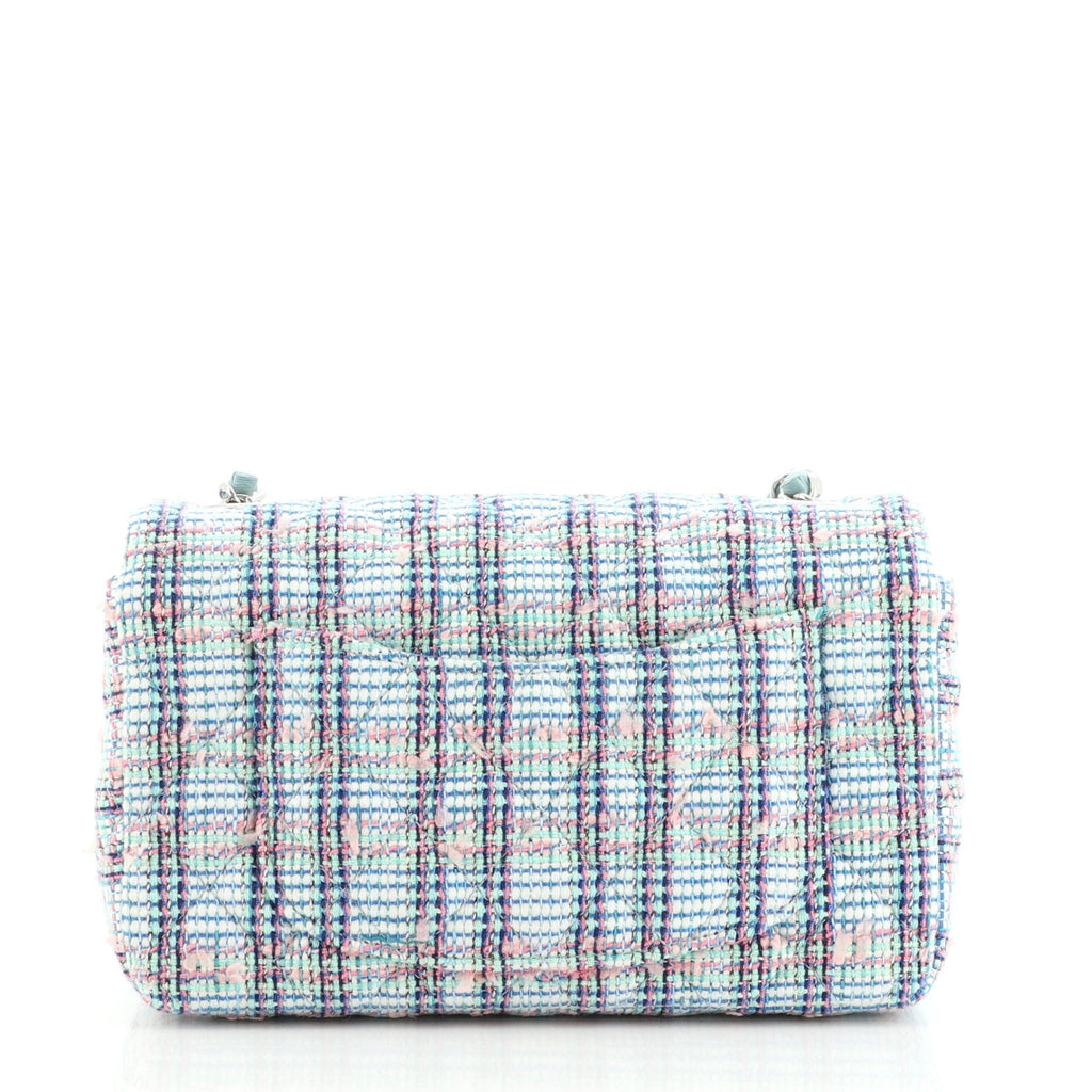 Classic Single Flap Bag Quilted Tweed Mini