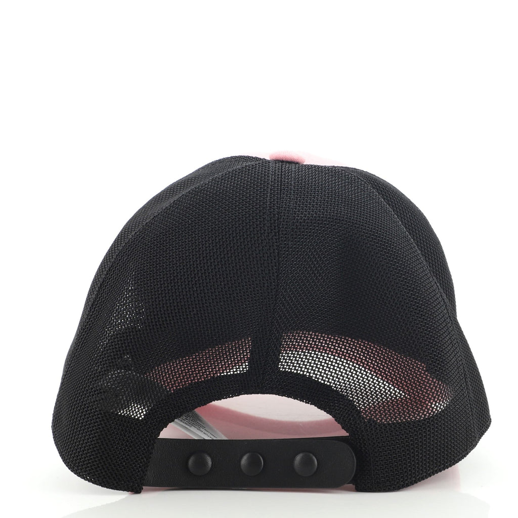 Logo Patch Baseball Cap Wool and Mesh XXL