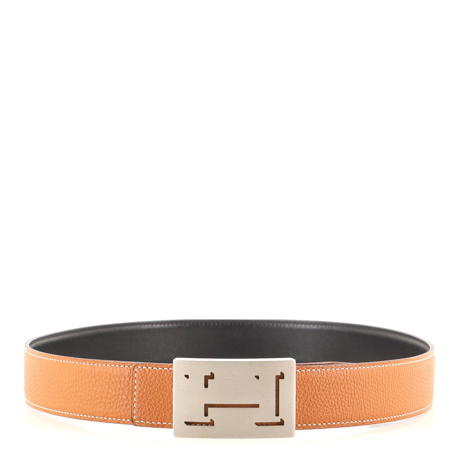Lucky H Belt Leather Medium 80