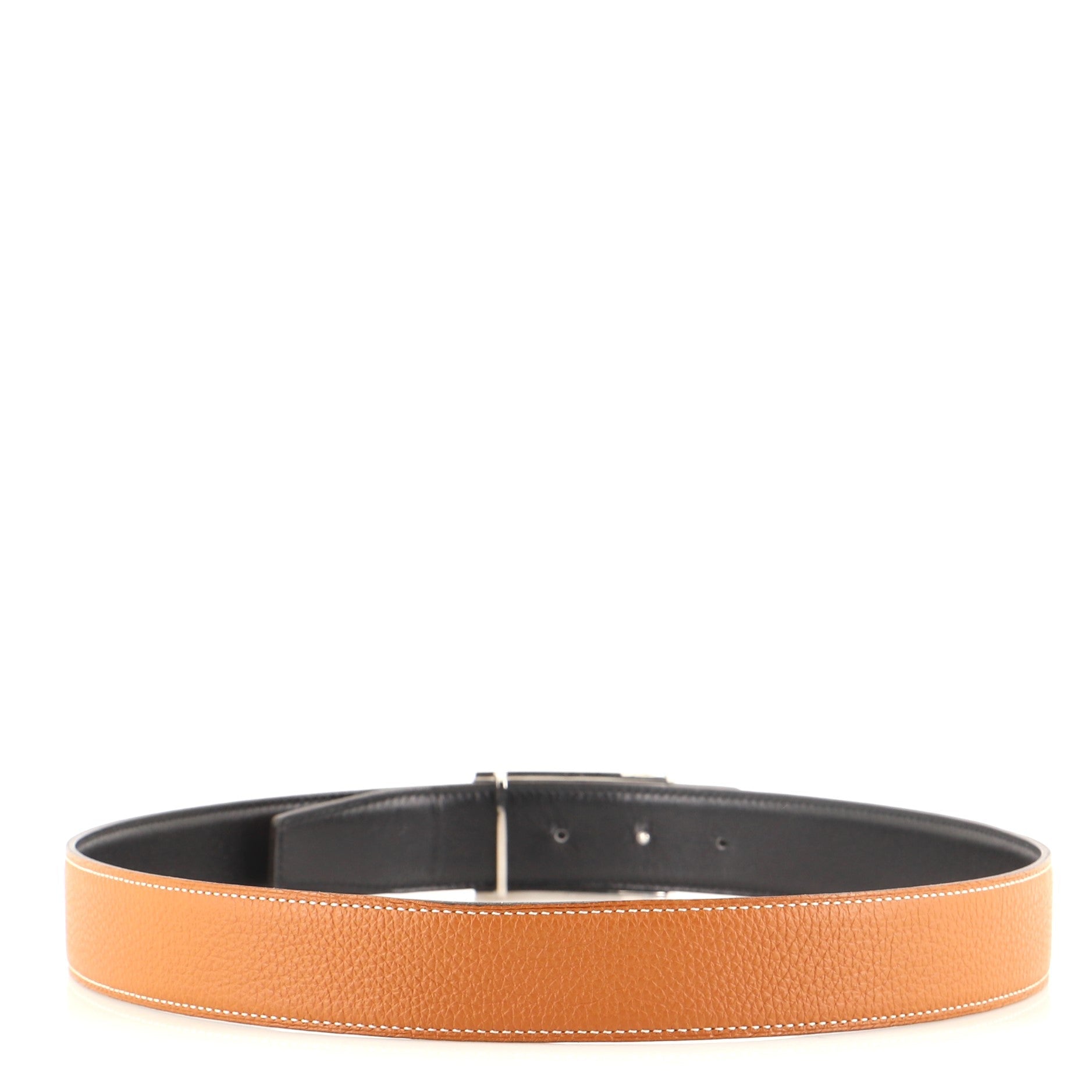 Lucky H Belt Leather Medium 80