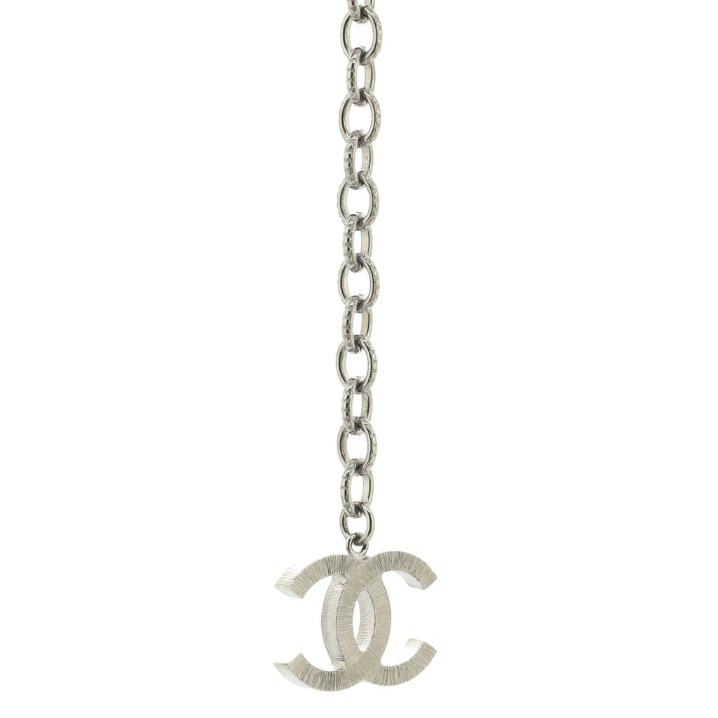 CC Multi Strand Graduated Necklace Faux Pearls