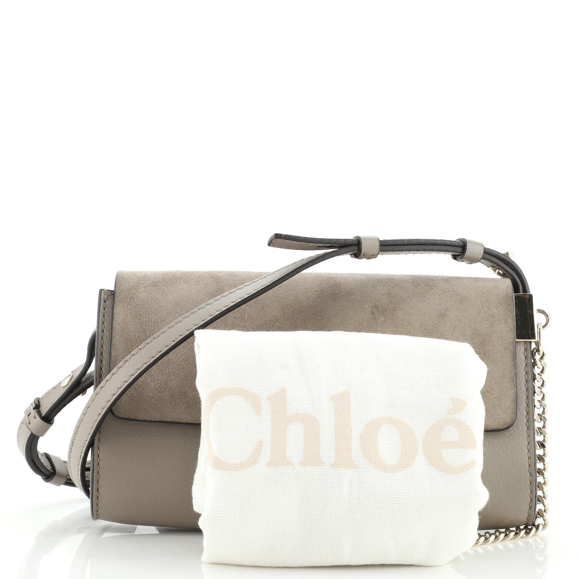 Faye Shoulder Bag Leather and Suede Mini
