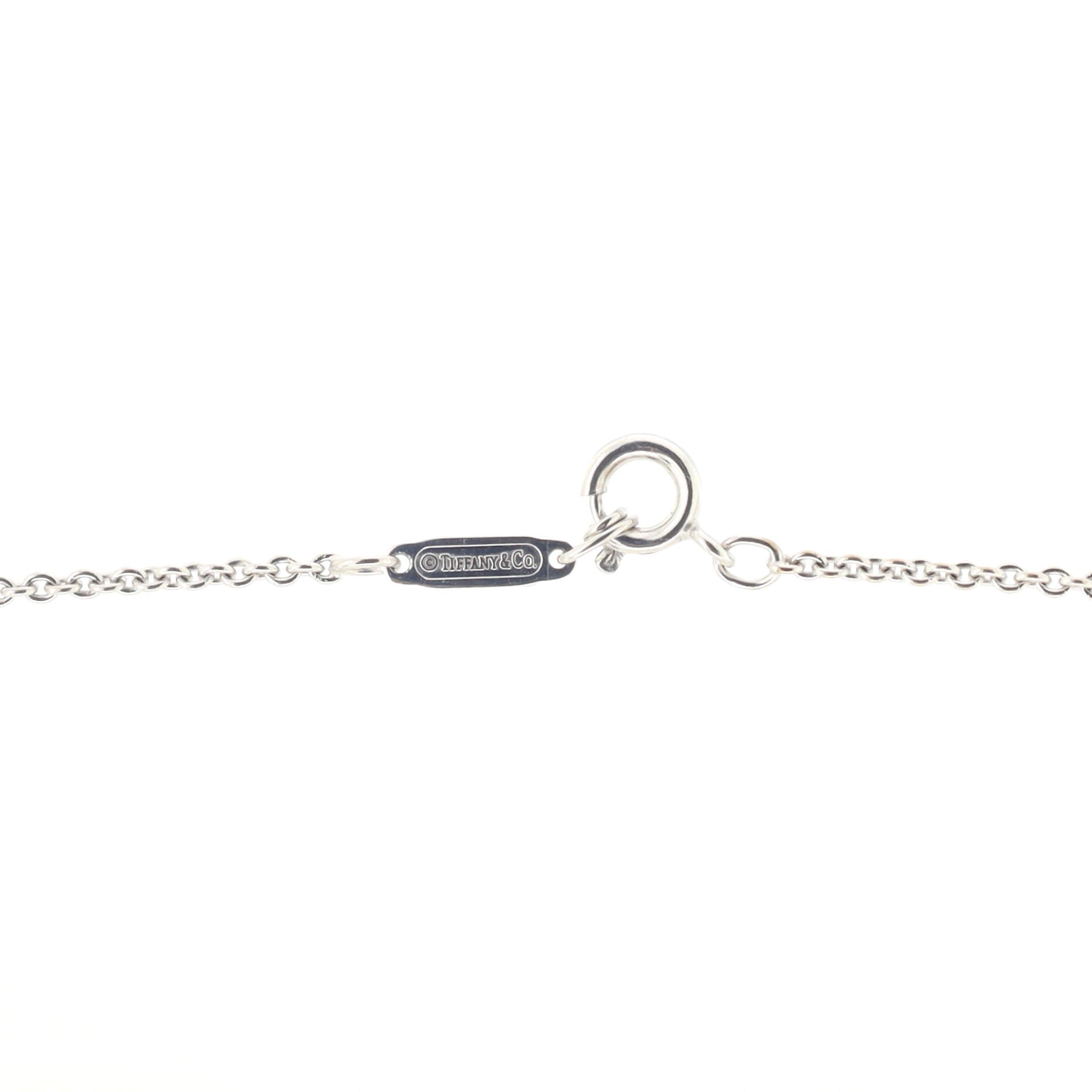 Atlas Circle Pendant Necklace 18K White Gold with Diamonds Large