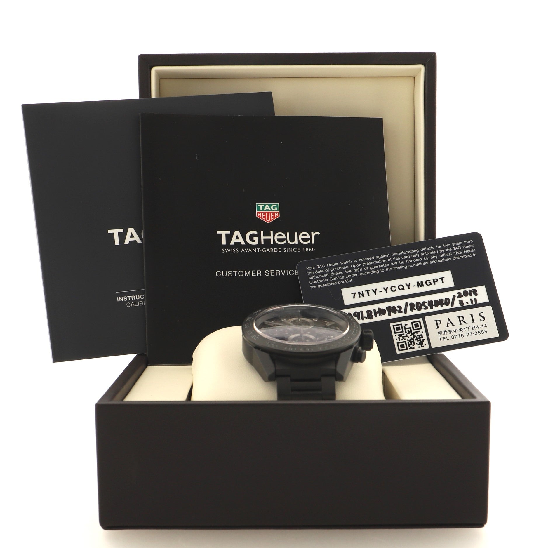 Carrera Calibre Heuer 01 Skeleton Chronograph Automatic Watch Stainless Steel with Ceramic and Rubber 45