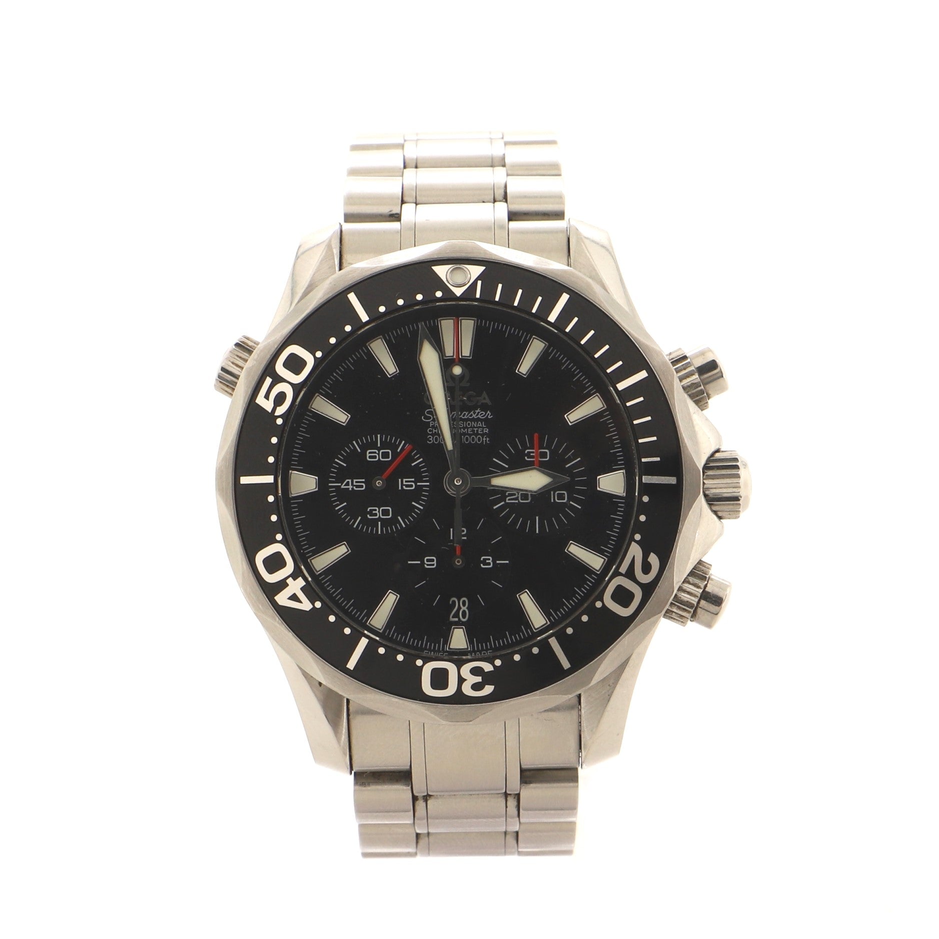 Seamaster Diver Chronometer 300M Automatic Watch Stainless Steel 41
