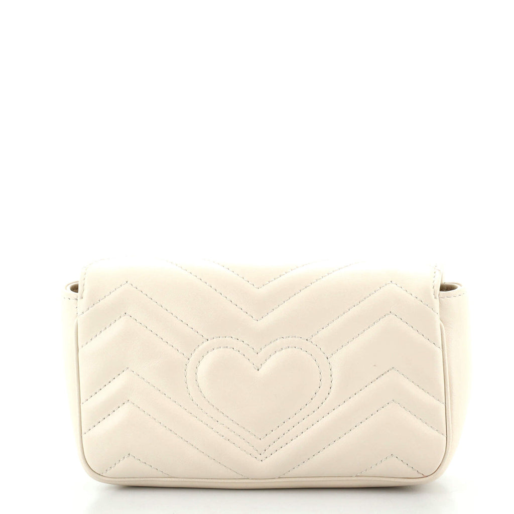 GG Marmont Flap Bag Matelasse Leather Super Mini