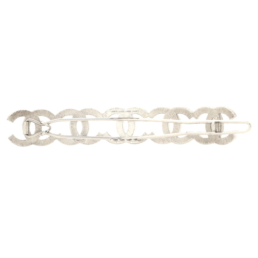 CC Hair Clip Barrette Metal with Crystals XS
