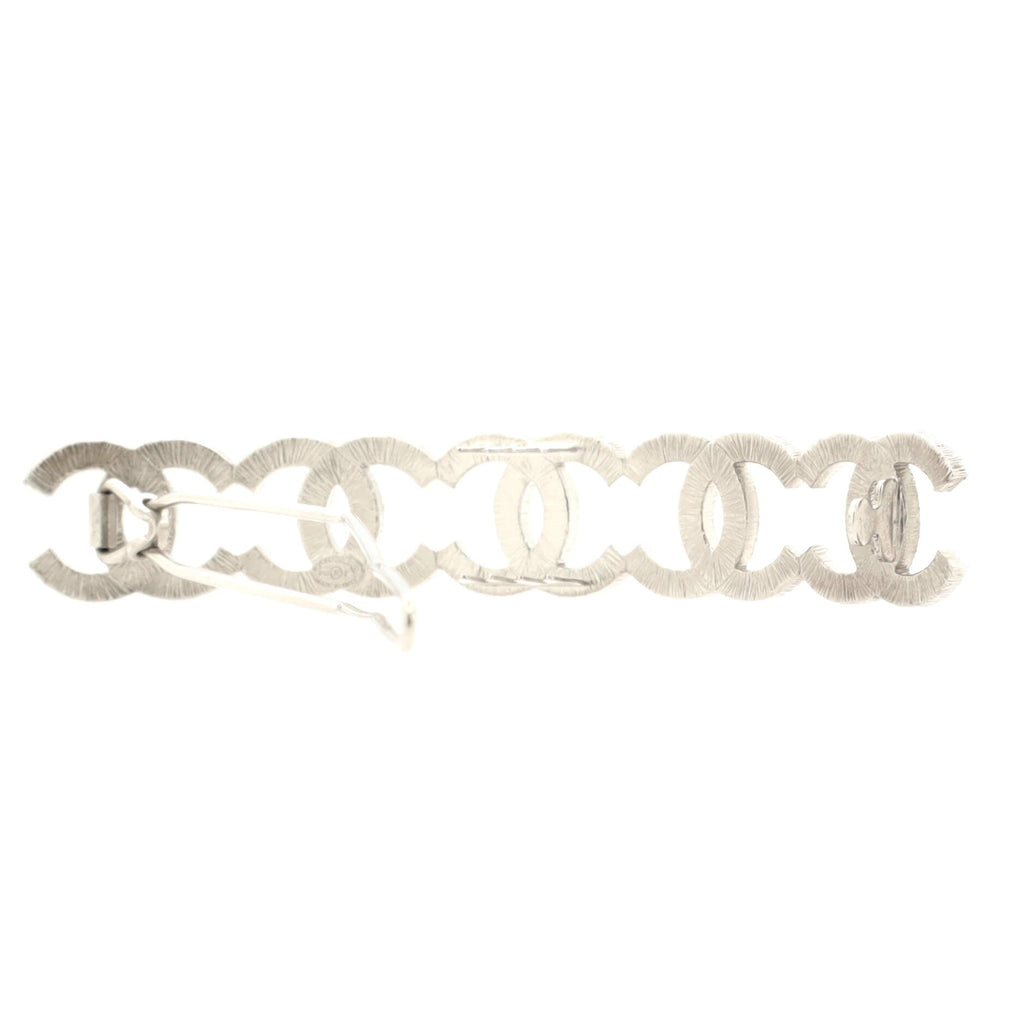 CC Hair Clip Barrette Metal with Crystals XS