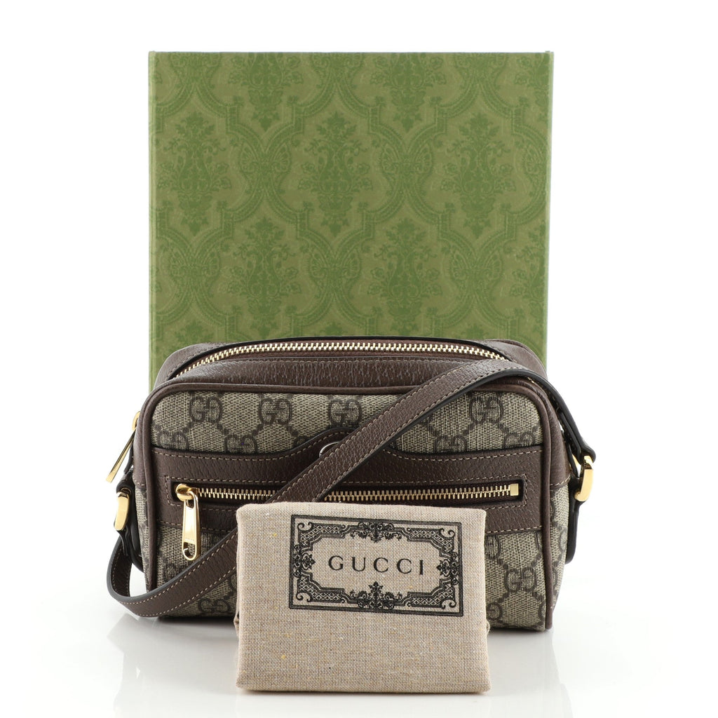 Ophidia Shoulder Bag GG Coated Canvas Mini