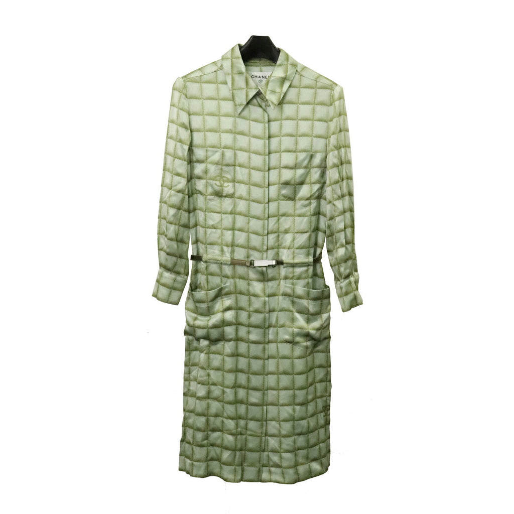 Chanel Coco Mark 100% Silk Dress