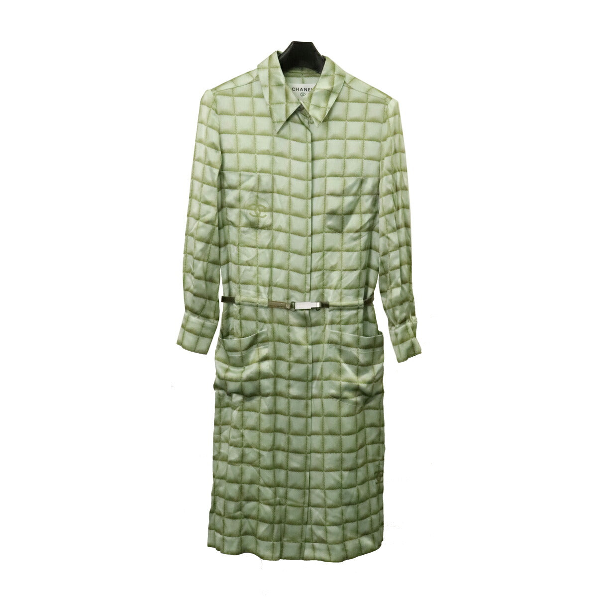 Chanel Coco Mark 100% Silk Dress