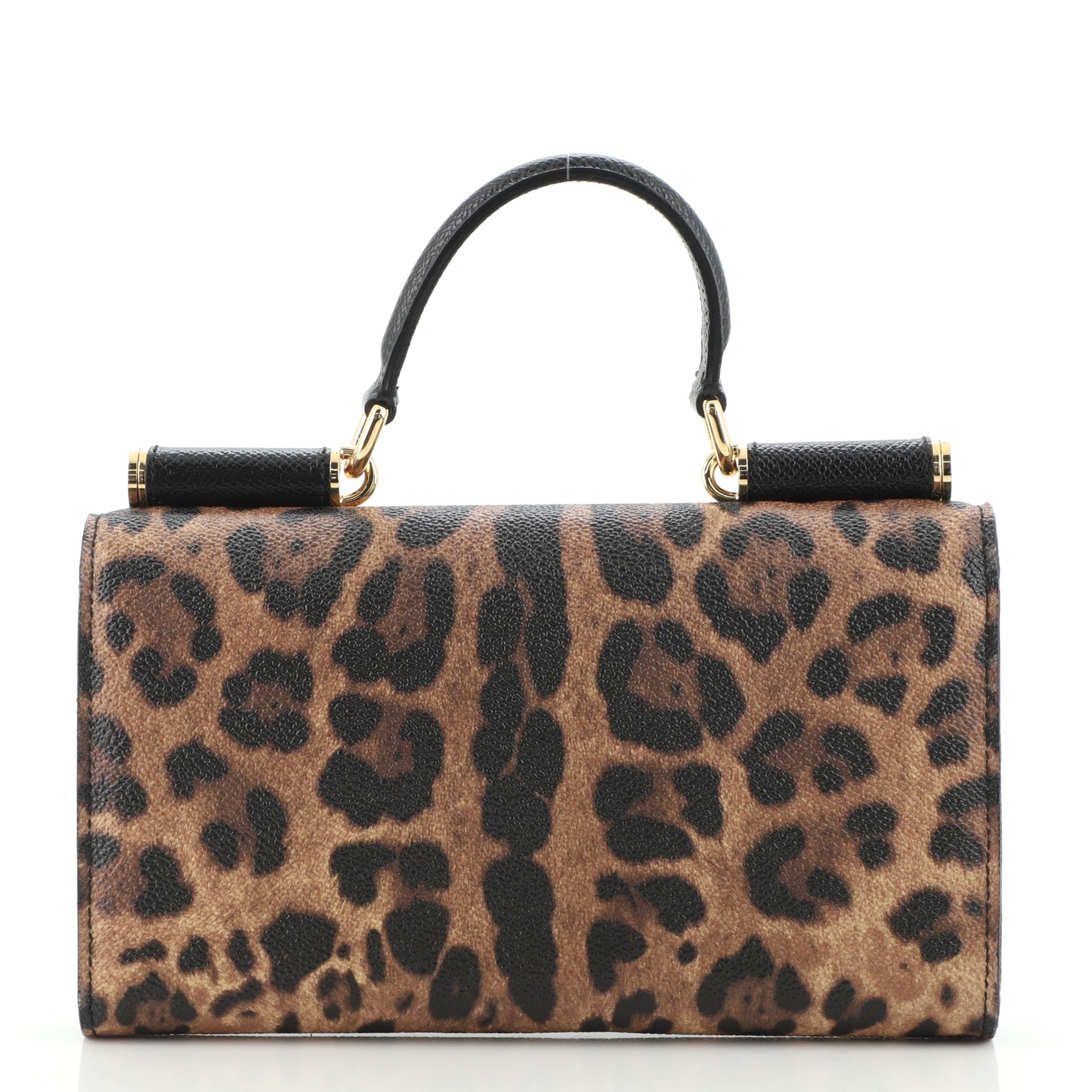 Sicily Wallet on Chain Printed Leather Mini