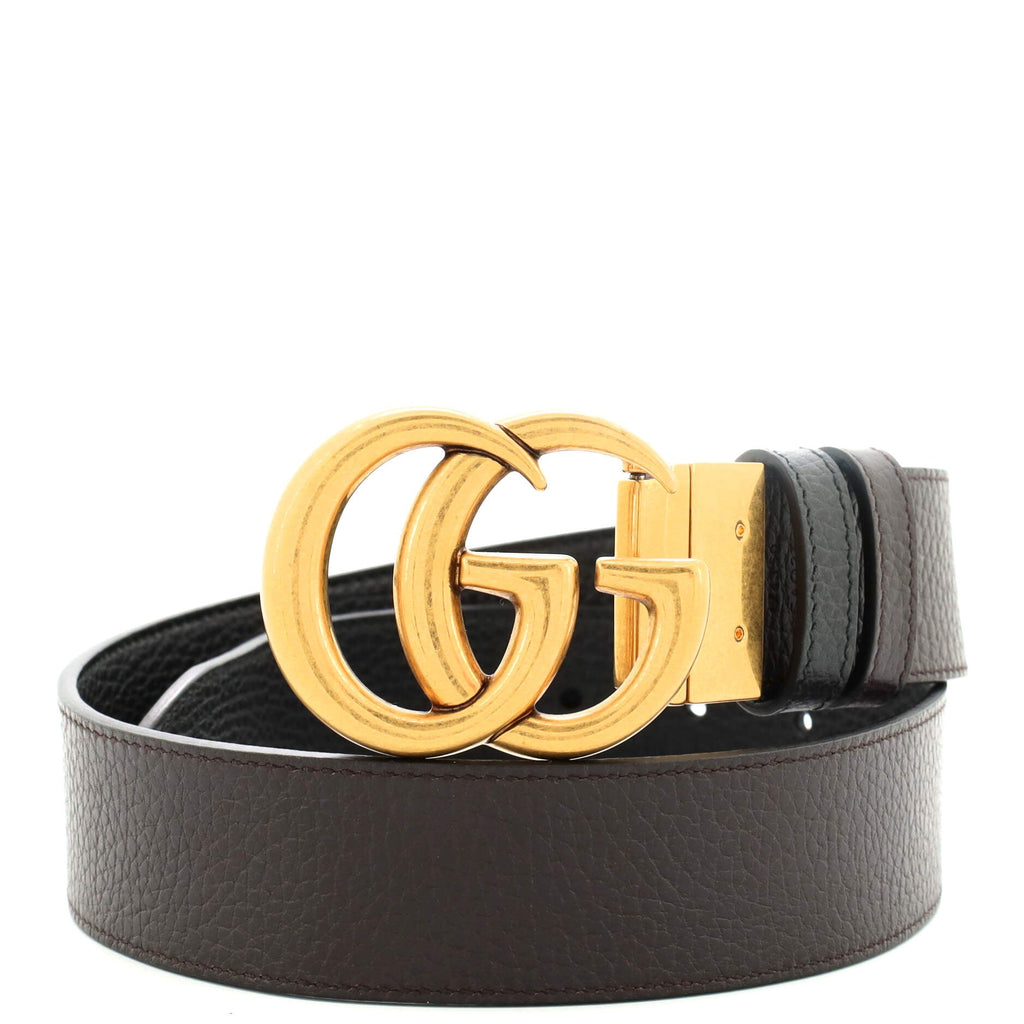 GG Marmont Reversible Belt Leather Thin 75