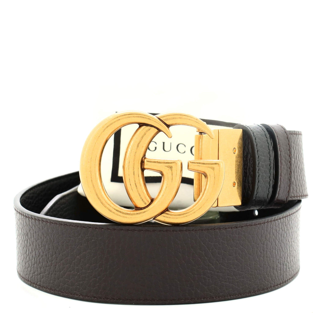 GG Marmont Reversible Belt Leather Thin 75