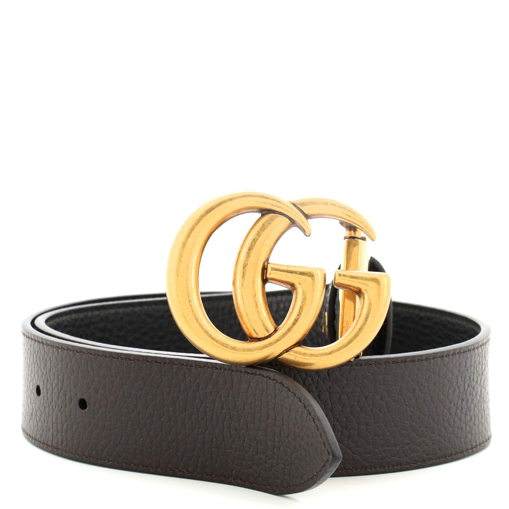 GG Marmont Reversible Belt Leather Thin 75