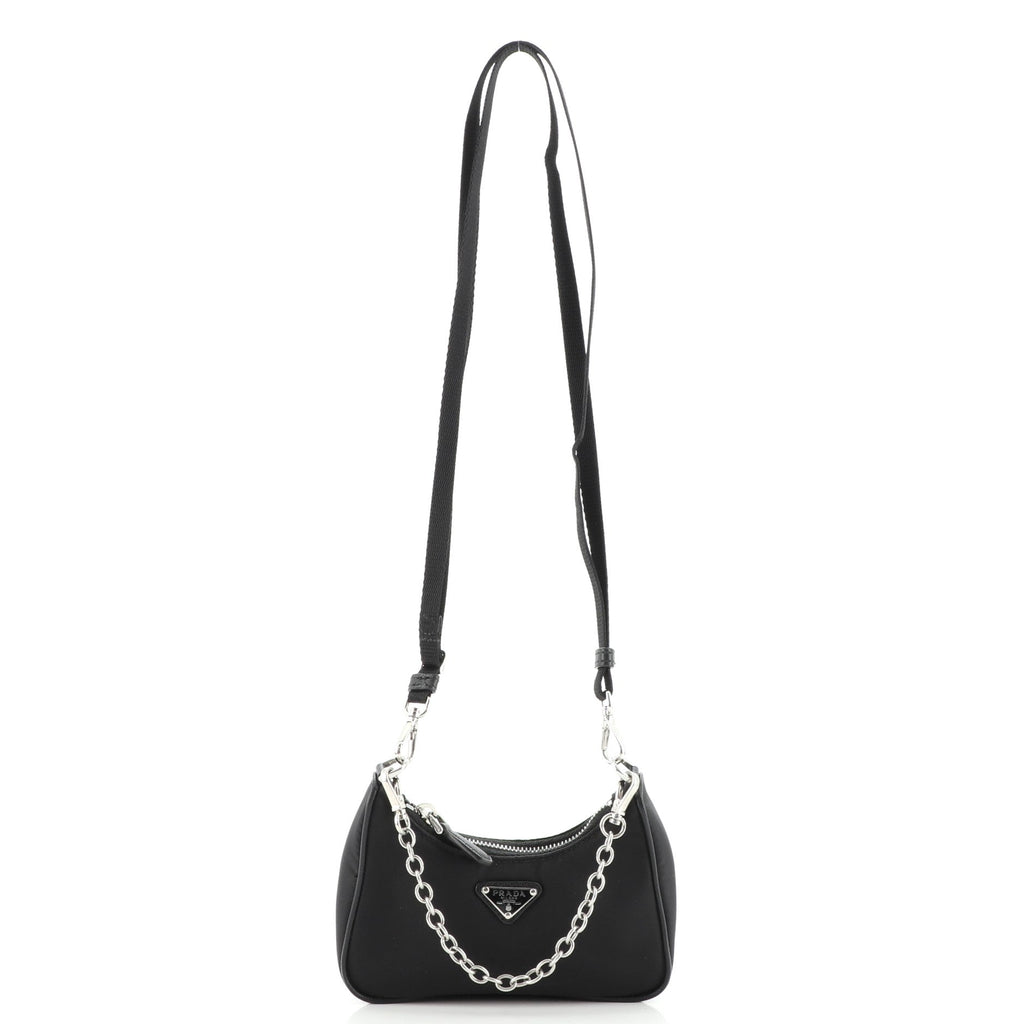 Re-Edition Shoulder Bag Tessuto Mini